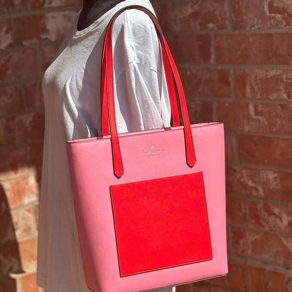 Kate spade New York daily color block blossom tote bag - Picture 8 of 8